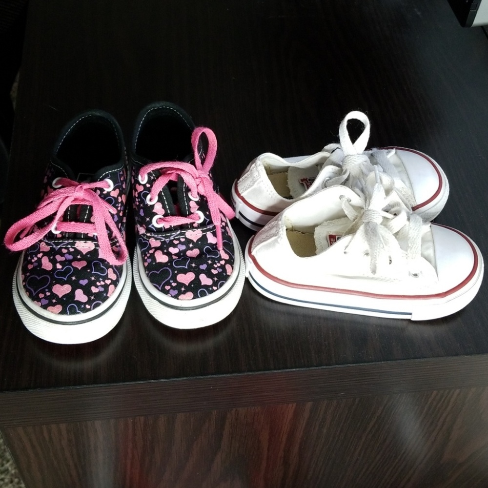 2 pair Toddler shoes